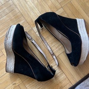 Basconi platform’s suede shoes, size 6